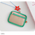 Contrast color soft shell card holder