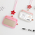 Contrast color soft shell card holder