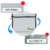 Waterproof and fireproof document bag wallet