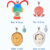 Seafood doll pendant