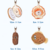 Seafood doll pendant