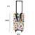 Portable foldable pull rod shopping cart