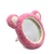 Plush desktop makeup mirror
