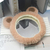 Plush desktop makeup mirror