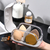 Makeup sponge puff storage box