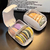 Makeup sponge puff storage box