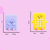 Stationery squeeze decompression toy