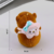 Capybara plush doll keychain