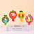Hand-pressed bubble fan