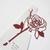 Rose Metal Bookmark