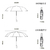 Portable Color-Blocking Plastic Automatic Umbrella