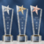 Gold/Silver/Bronze Star Crystal Trophy