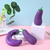 Eggplant TPR Stress Relief Toy