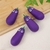 Eggplant TPR Stress Relief Toy