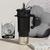 Stainless steel straw thermos cup