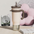 Stainless steel straw thermos cup