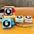 Retro Mini Gramophone/Recorder Keychain