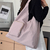 Large-capacity triangular pouch handbag