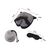 Travel Neck Pillow Set: U-shaped Pillow & Eye Mask