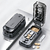 1-into-2, 3 & 4 Compartment Pill Cutter, Grinder and Pill Box