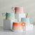  Gradient Ceramic Coffee Cup Gift Box with Wooden Handle