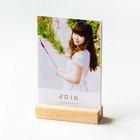 Calendar with Wood Stand