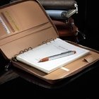 Leather Zipper Notebook