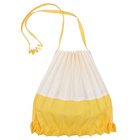 Pleated-design Canvas Bag