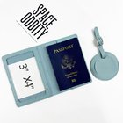 PU Luggage Tag and Passport Case Gift Set