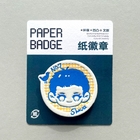 Customization Of Irregular Ietterpress Cotton Paper Badges