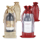 Window Linen Wine Bag