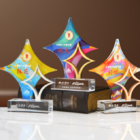 Colored Diamond Crystal Award