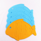 Fish shaped silicone placemat