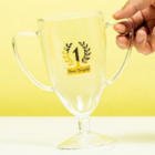 Double ear trophy beer cup