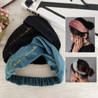 Fashion Velvet Embroidered Headband